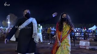 Sadhguru's Daughter and Son-In-law Dance @ Maha Shivaratri Celebrations 2021 | Manastars