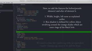 BlackHole Animation with HTML & CSS