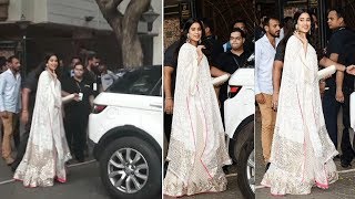 Janhvi Kapoor at Sonam Kapoor house | Sonam Kapoor’s mehndi Ceremony | Sonam-anand Wedding