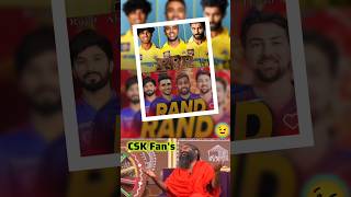 Csyk and RCB Funny troll  #shorts #youtubeshorts #trending