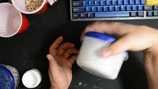 Lubing Novelkeys Cream switches with PTFE powder