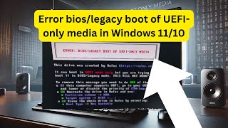 Error bios/legacy boot of UEFI-only media in Windows 11/10