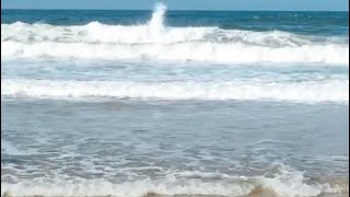 Pickup gets stuck in the ocean in Trinidad