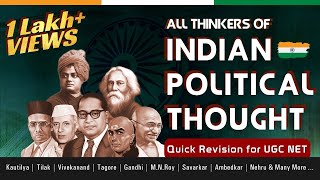 All 20 Thinkers in less than hour | Indian Political Thought | Quick Revision
