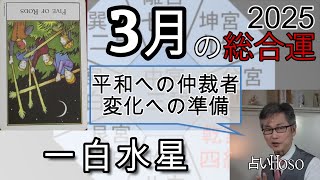 3月の運勢（総合運）【一白水星】2025年 九星 タロット 占い