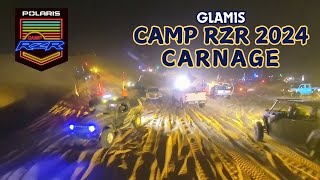 GLAMIS POLARIS CAMP RZR 2024 MAYHEM - DRONE | CARNAGE | MEXICO BORDER