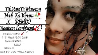 Yeh Raaten Yeh Mausam X Raataan Lambiyan | Remix | Guitar cover|Pranidhi Das| Female version| shorts