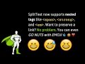SplitText Update: Nested elements and emoji