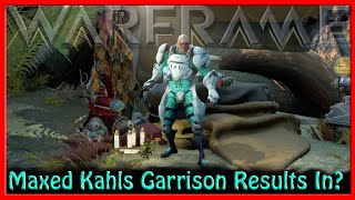 Warframe - What Happens When Kahl's Garrison Is Maxed?