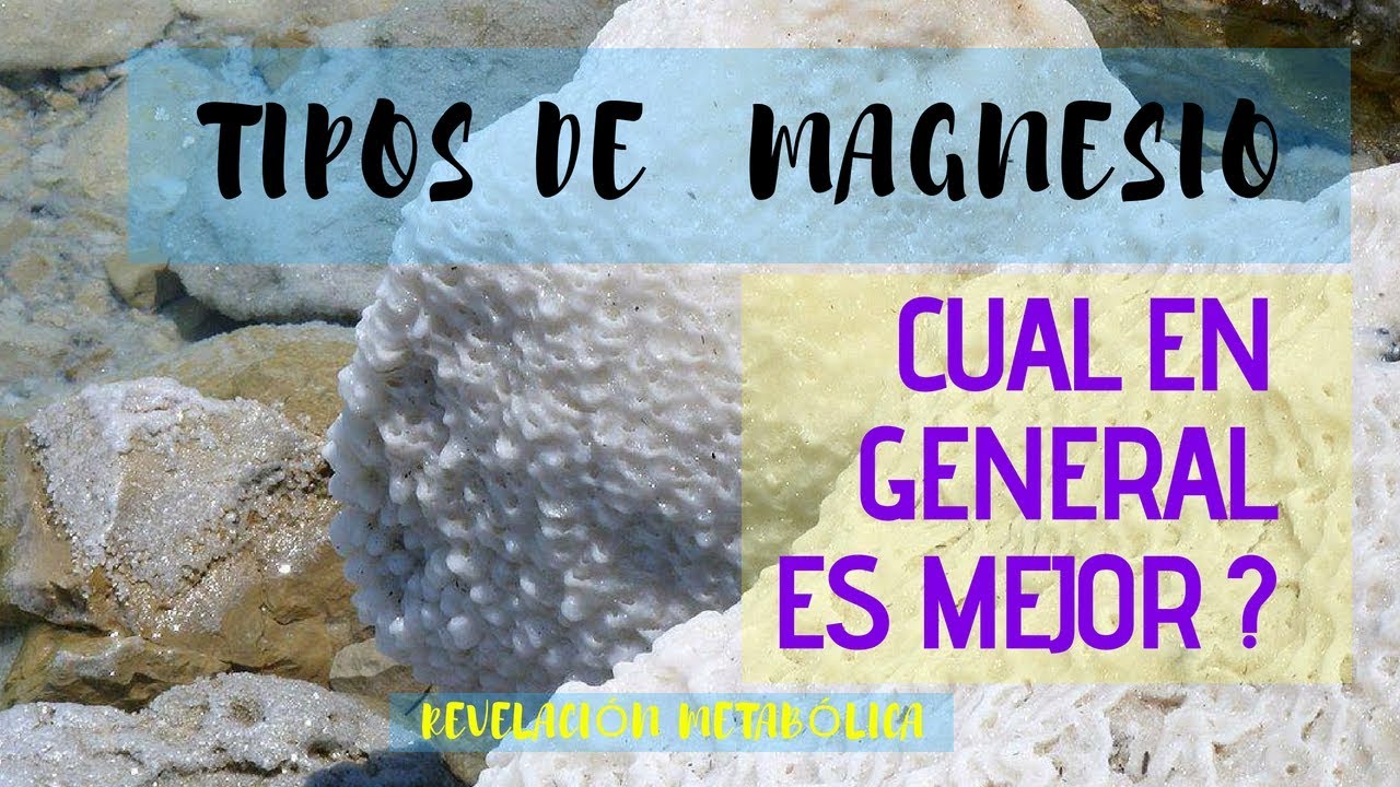 💧Tipos De Magnesio Cual En General Es Mejor - YouTube