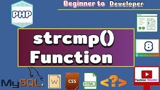 String Function - strcmp() | String compare | PHP Tutorials for beginners - 8 [HINDI]