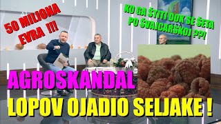 AGROSKANDAL! PREVARIO MALINARE i državu PA uživa u ŠVAJCARSKOJ - jel ovo PORUKA države PREVARANTIMA?