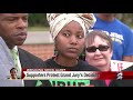 sandra bland supporters protest grand jury s decision