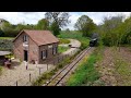 a steam tram passing rotangy in rural france