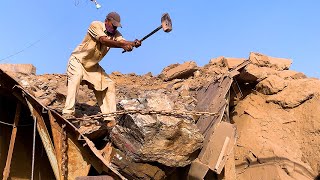 👹 GIANT Sand Crushing ASMR💆‍♀️🪨🤷How STONE CRUSHER works❓⛰️⛏️💨 Jaw/Rock Crusher🪨 ⛏️HOW to Crush ROCKS