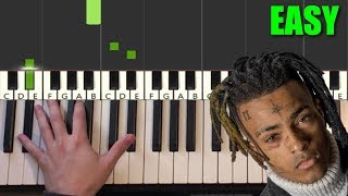 XXXTentacion - Royalty (EASY Piano Tutorial Lesson)