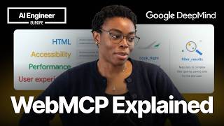 WebMCP: How every website talks to agents — Tara Agyemang, Google Chrome