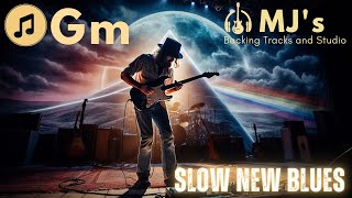 Slow New Blues in G minor | 72 bpm | Backing Track