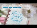 [Calli & Bujo] Tạo hiệu ứng Ombre cực đơn giản cho calligraphy