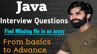 Find Missing Number in an Array || Java Interview Question -24 ||IN HINDI ||#java #playwithjava
