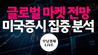 [모닝경제Live] 글로벌 마켓 전망, 미국증시 집중 분석!