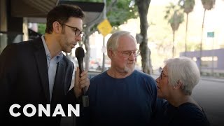 Sacha Baron Cohen Asks People On The Street What They Think Of Sacha Baron Cohen | CONAN on TBS