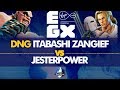 DNG Itabashi Zangief (Abigail) vs JesterPower (Vega) - EGX 2019 Top 32 - CPT 2019