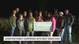 Iowa family surprised with 'Best Christmas Ever'