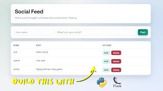 Learn CRUD Operations in 2 Minutes! | Flask & SQLite Tutorial