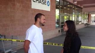 A&P Workers react to Cortlandt Town Center Chase Robbery
