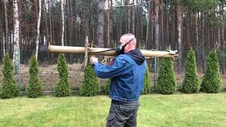 Homemade Panzerschreck shooting