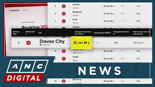 Davao city overtakes Manila as most traffic-congested city in PH  | ANC