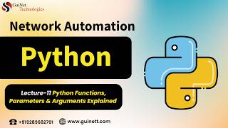 Lecture-11 Python Functions, Parameters & Arguments Explained