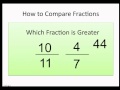 How to compare fractions fast and easy