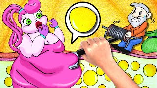 Mommy Long Legs: Let's Lose Belly Fat - Stop Motion Paper | Yul Channel #65