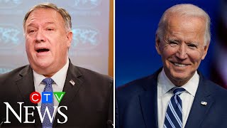 Pompeo says there will be a smooth transition to 'second Trump' term. Here's how Joe Biden reacted