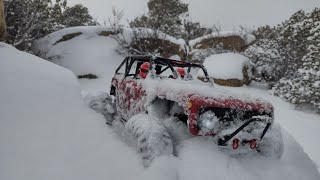 Snow Wheelin with the Redcat Wendigo!!