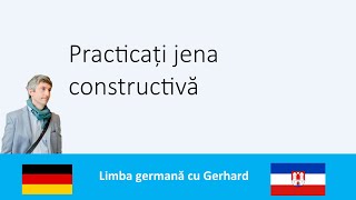 Practicați jena constructivă