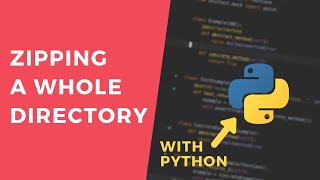 How to zip a directory - 1 Minute Python Tutorial #shorts