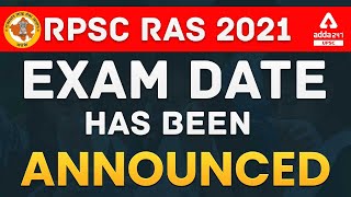 RPSC RAS 2021 - Exam Date has been announced