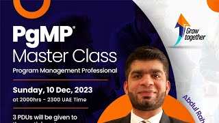 Program Management (PgMP) - Master Class for PgMP in 2025