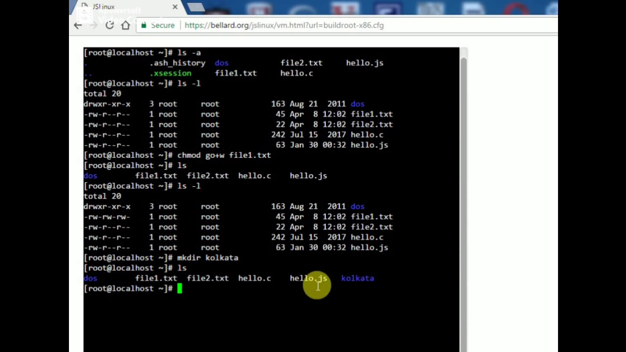 Basic UNIX Commands | BC In UNIX | Binary Calculator | File Handling In ...