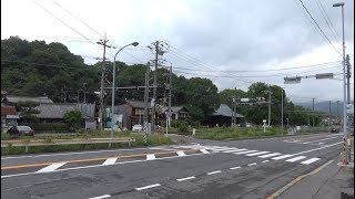 地御前神社前交差点　（国道２号宮島街道　2019.6.30）