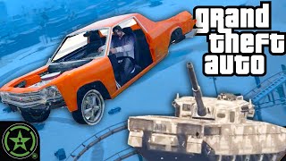 We Get Big Air With Lowriders in GTA V: Airport F*ck Around