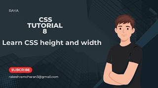 CSS Tutorial 8 (Learn CSS height and width)