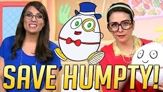 Saving Humpty Dumpty: A Cool School Nursery Rhyme & Craft w/ Ms. Booksy & Crafty Carol