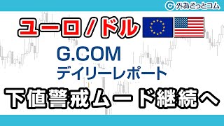 FXテキスト動画【ユーロ/ドル】「下値警戒ムード継続へ」G.comデイリーレポート 2020/9/23