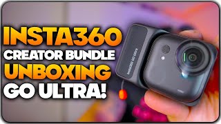 The MOST Powerful Tiny Camera - Insta360 GO ULTRA Creator Bundle Unboxing!