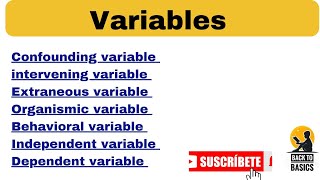 Variables| types of variable with example| research