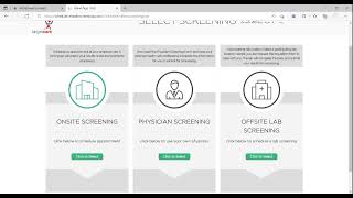 My Pathway to Health: Schedule an Onsite Screening